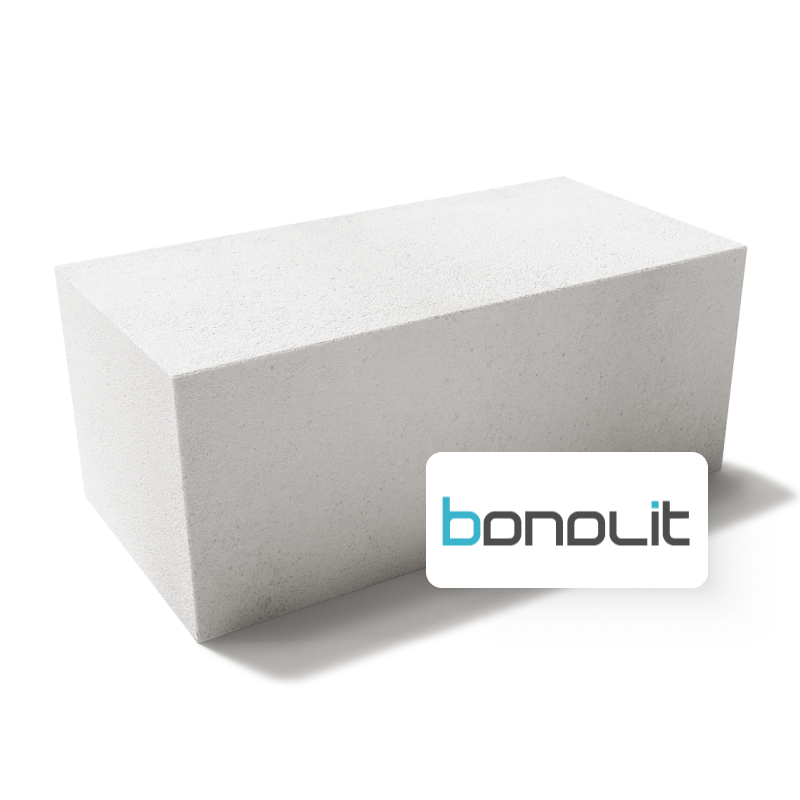  Блок Bonolit Project D600 600*250*250 В3,5 F100 ГОСТ 31360 (Дмитров)